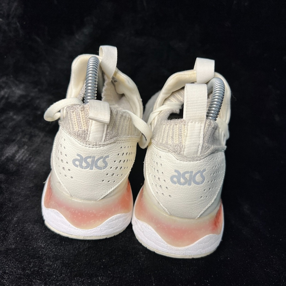 Asics Gel Lyte 5 Sanze Knit H8k1n Mens 7.5 Running Shoes White Athletic Sneakers View 4